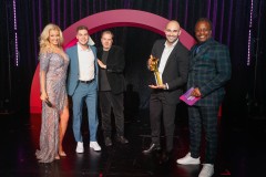 Gewinner der Preiskategorie Beste Film  Flatrate  "erotic lounge" mit den Moderatoren RoxxyX, Mola Adebisi   
bei der Verleihung VENUS AWARD 2023 im Wintergarten Variete Theater, Berlin.

© Agentur Baganz, 26.10.2023