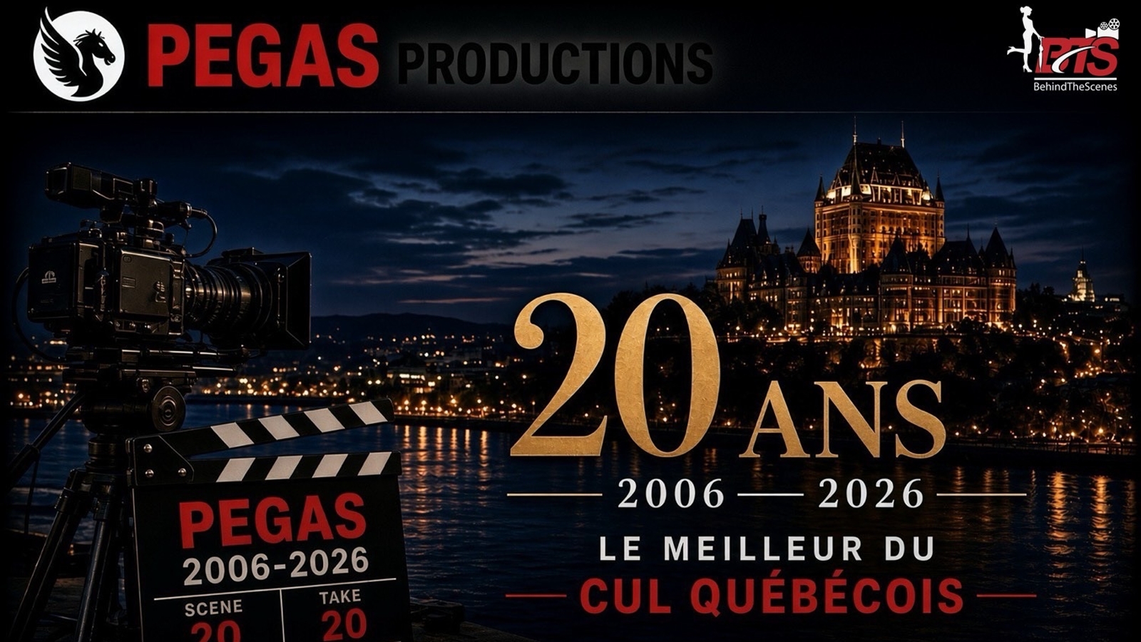 Pegas Productions fête ses 20 ans à Québec (Canada)